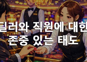 딜러와 직원에 대한 존중있는 태도